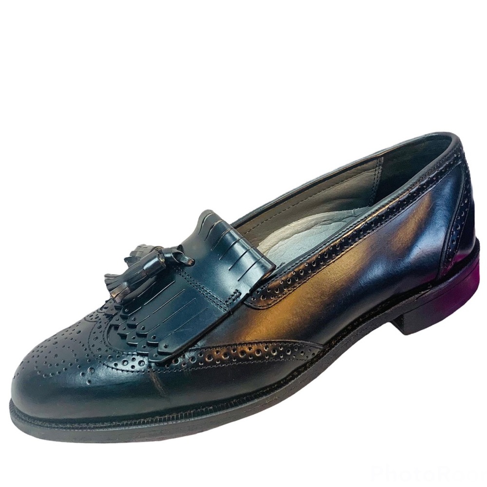 Dexter Tassel Black Dress Shoes Mens Size 10.5